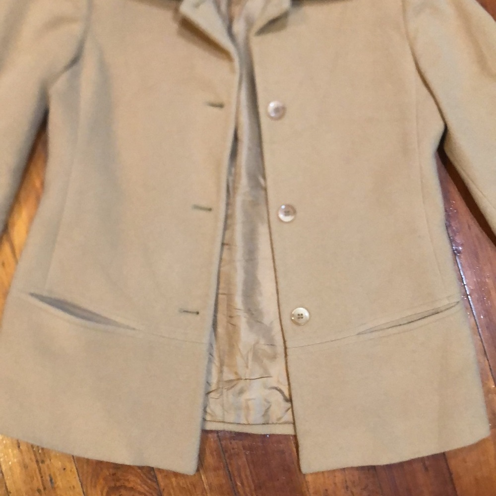 Cashmere blend pea coat - Picture 3 of 9